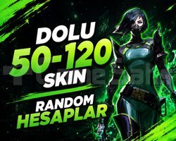 TR | 50 - 120 SKİN GARANTİLİ HESAPLAR / BOŞ YOK