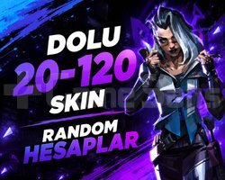 TR | 20 - 120 SKİN GARANTİLİ HESAPLAR / BOŞ YOK