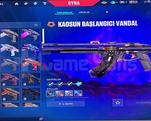 6VANDAL+3BIÇAK+LOL HESABI
