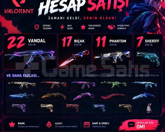 Premium Valorant Hesabı DEVASA Valorant