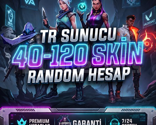 TR | 40 - 120 SKİN HESAPLAR / BOŞ YOK