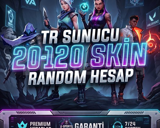 TR | 20 - 120 SKİN HESAPLAR / BOŞ YOK