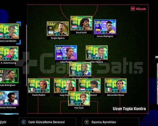 EFOOTBALL XBOX FULL YENİ KARTLAR