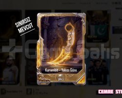 KARAMBİT KARTI İLANI !! STOKLAR SINIRSIZ !!