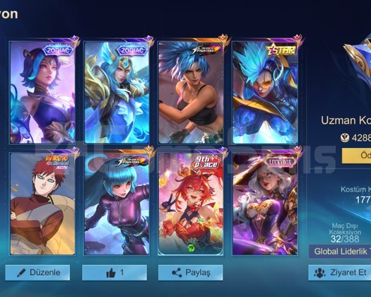 TEK BAĞLI ZODIAC + KOF + LUCKYBOX