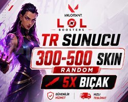 TR SUNUCU / 300-500 SKİN 5X BIÇAKLI DOPDOLU RANDOM