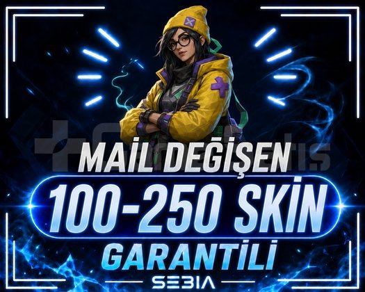 V.I.P | 100-250 SKİN | MAİL DEĞİŞEN | +GARANTİ