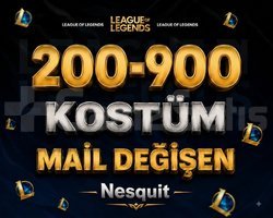 VIP | 200-900 KOSTÜM | MAİL DEĞİŞEN | +8.000 SATIŞ