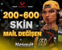TR | 200-600 SKİN | MAİL DEĞİŞEN | +7.000 SATIŞ