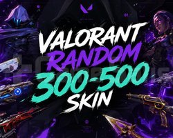 TR GARANTILI 300-500 SKIN VALORANT RANDOM