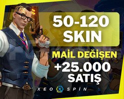 50-120 SKİN | MAİL DEĞİŞEN | UVİP+ | 25,000 SATIŞ