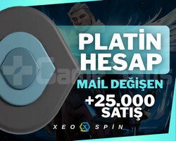 PLATİN - MAİL DEĞİŞEN - +30,000 SATIŞ