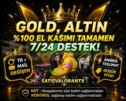 TR - GOLD , ALTIN - MAİL DEĞİŞEN - ELLE KASILMIŞ!