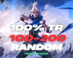 TR | 100-120 SKIN GARANTILI RANDOM HESAP
