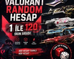 VALORANT RANDOM HESAP | 1-120 SKIN ARASI |